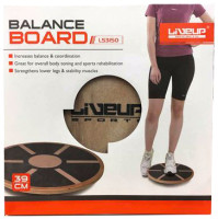 Дошка для балансування BALANCE BOARD дерево Уні 39x7.5см LS3150