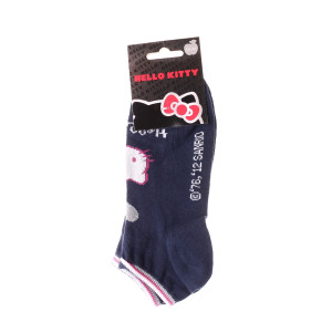 Шкарпетки HELLO KITTY TETE DE HK + COEUR + HK синій Діт 35 - 41 13847651-6