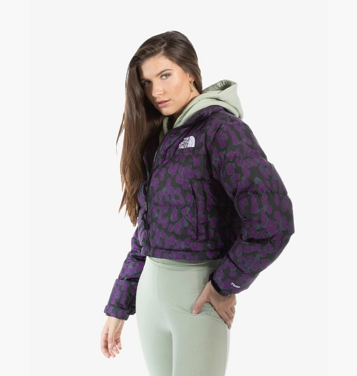 ПуховикThe North Face Print Nuptse Short NF0A5IXT-29J