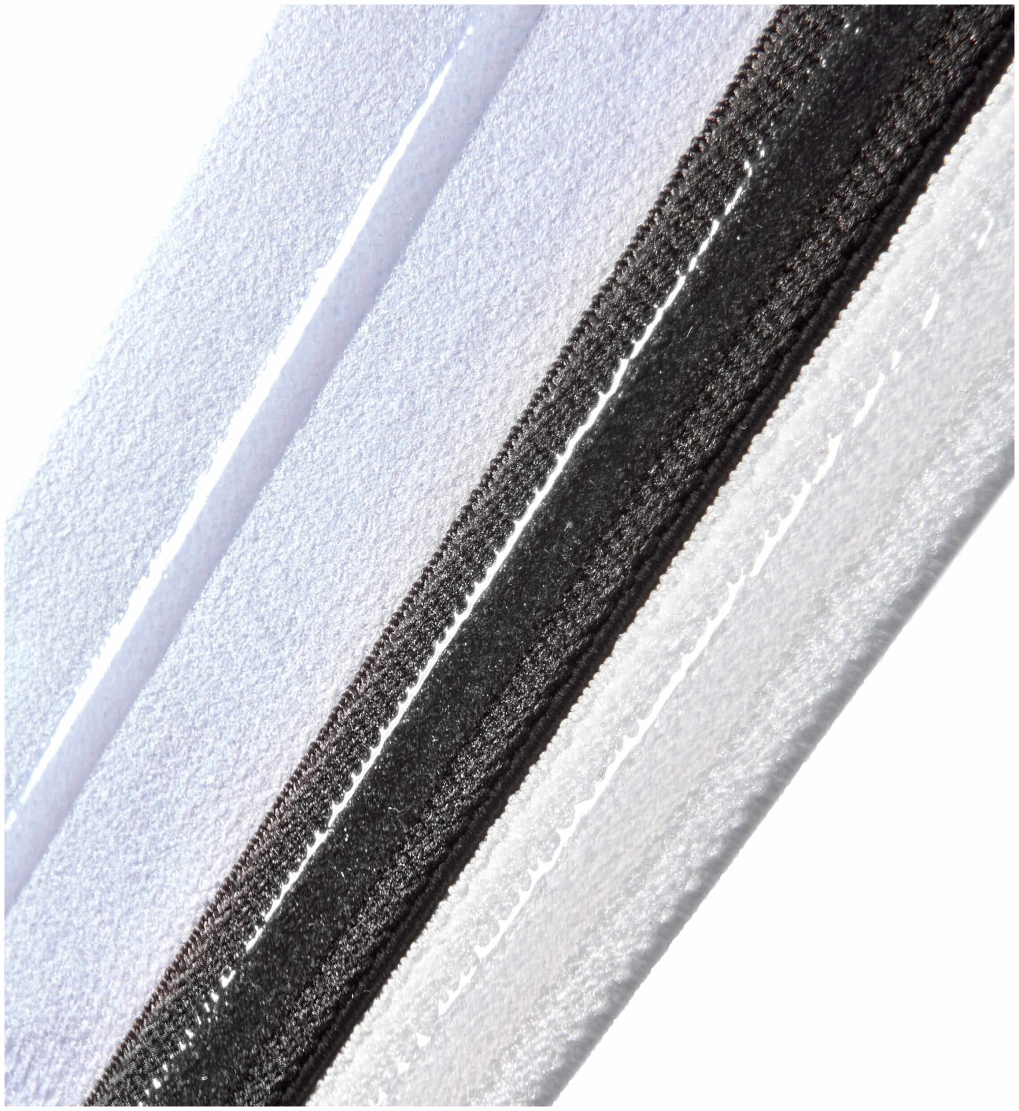 Пов'язка на голову Adidas Hairbands (Graphic) 3pk чорний, білий Уні One Size ADAC-16161