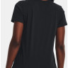 Футболка UA W SPORTSTYLE LOGO SS чорний Жін MD 1356305-001