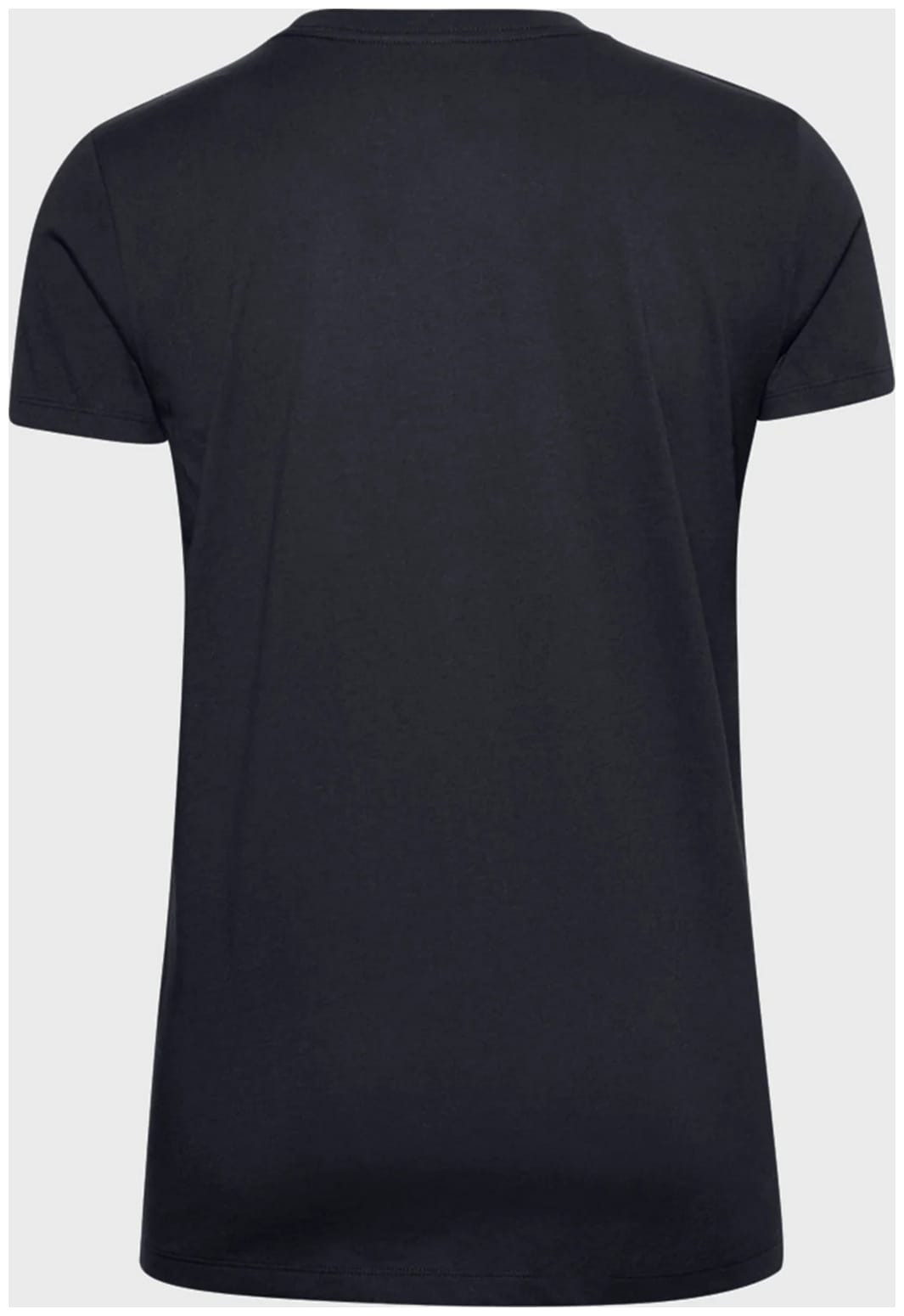 Футболка UA W SPORTSTYLE LOGO SS чорний Жін MD 1356305-001