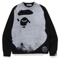 Джемпер A BATHNIG APE Men's APE HEAD OVER PRINT CREWNECK SWEAT 1K80113006