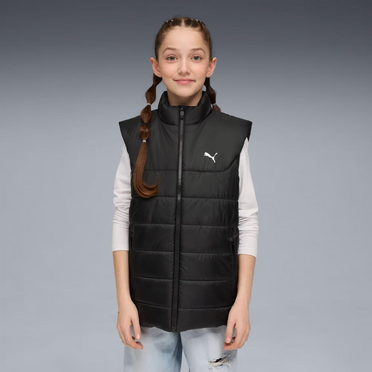 Жилетка підлітковий ESS Padded Vest 68522401 Puma 128 Чорний 68522401