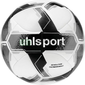М'яч футбольний Uhlsport REVOLUTION THERMOBONDED біло-чорно-срібний 1001715 01 1001715-01