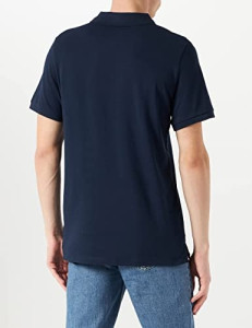 Поло JJLEO POLO SS 12200361-Navy Blazer-Fit:Standard fit Jack&Jones L Темно-синій 12200361-NAVY BLAZER-FIT: