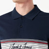 Поло JJLEO POLO SS 12200361-Navy Blazer-Fit:Standard fit Jack&Jones L Темно-синій 12200361-NAVY BLAZER-FIT: