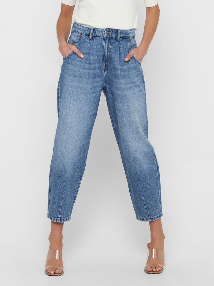 Джинси ONLVERNA LIFE LB BALLOON HW DNM JNS BJ 15227047 Light Blue Denim ONLY L/30 Блакитний 15227047LIGHTBLUEDENI