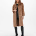 Пальто ONLDANIELLA LONG FUR COAT OTW 15239474-Toasted Coconut ONLY L Коричневий 15239474-Toasted Coconut
