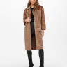Пальто ONLDANIELLA LONG FUR COAT OTW 15239474-Toasted Coconut ONLY L Коричневий 15239474-TOASTED COCONUT