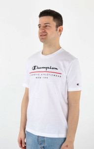 Футболка crewneck t-shirt 219734-WW001 Champion M Білий 219734-WW001