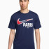 Футболка чоловіча Nike Psg Swoosh Blue FV8555-410