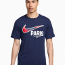 Футболка чоловіча Nike Psg Swoosh Blue FV8555-410
