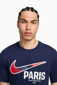 Футболка чоловіча Nike Psg Swoosh Blue FV8555-410