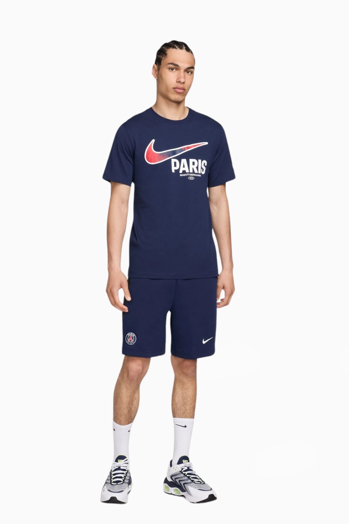 Футболка чоловіча Nike Psg Swoosh Blue FV8555-410