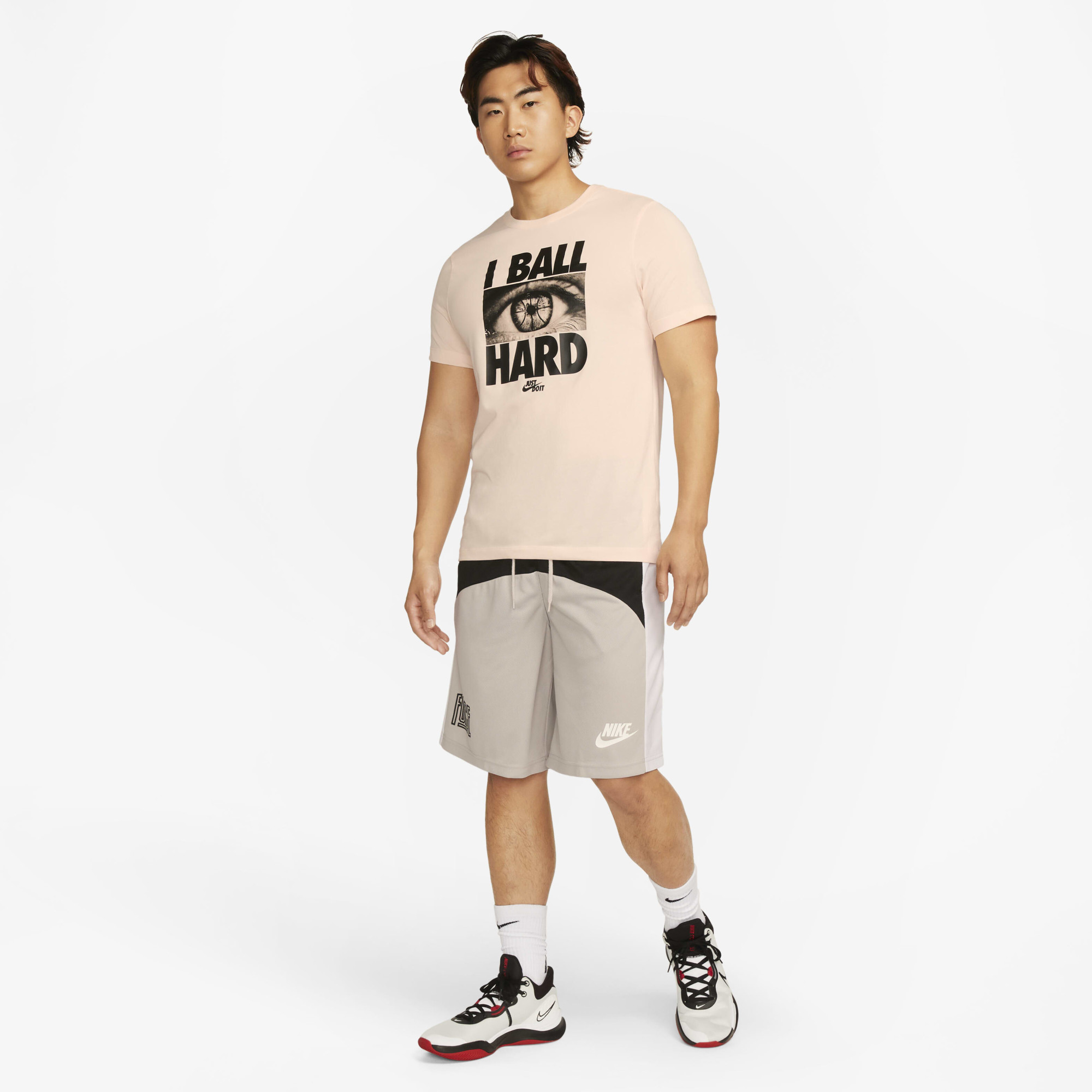 Футболка чоловіча Nike Dri-Fit MenS Basketball T-Shirt Peach FJ2348-838