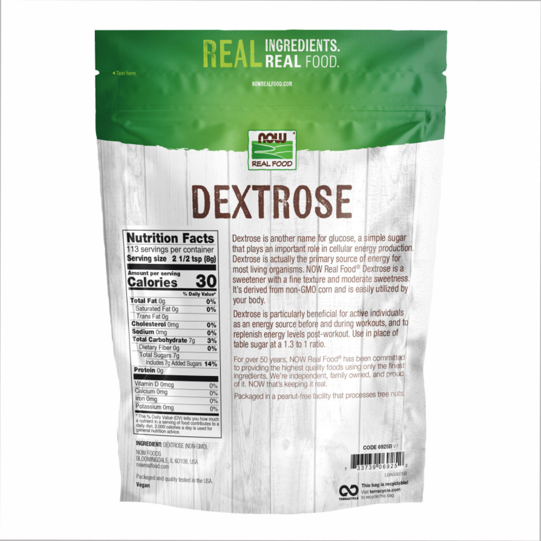 Порошок Dextrose - 907g 2022-10-2315