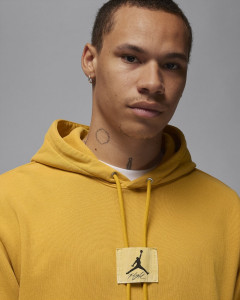 Худі чоловіче Air Jordan Essentials Statement Fleece Washed Pullover Hoodie Yellow FB7290-752