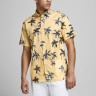 Сорочка JORHAZY SHIRT SS LTN 12187954 Sahara Sun Jack&Jones M Жовтий 12187954SAHARASUN