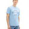 Футболка LOGO TEE MEN'S T-SHIRT 1037735-32245 Tom Tailor L Блакитний 1037735-32245