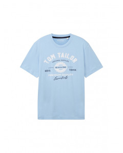 Футболка LOGO TEE MEN'S T-SHIRT 1037735-32245 Tom Tailor L Блакитний 1037735-32245
