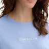 Футболка women's T-shirt 1045543-37106 Tom Tailor L Блакитний 1045543-37106
