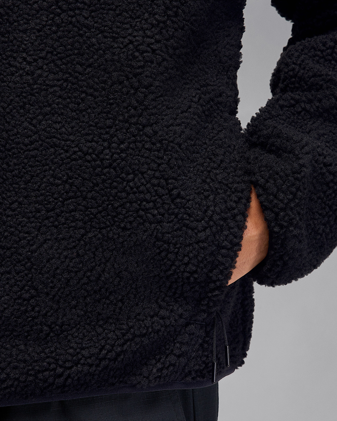 Кофта чоловіча Air Jordan Flt Mtnside Sherpa Black HV0778-010