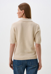 Блуза поло women's cardigan 1045482-21650 Tom Tailor M Бежевий 1045482-21650