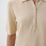 Блуза поло women's cardigan 1045482-21650 Tom Tailor M Бежевий 1045482-21650
