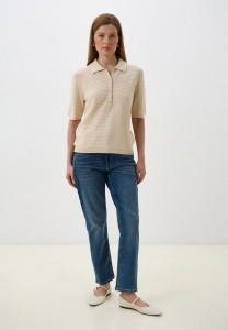 Блуза поло women's cardigan 1045482-21650 Tom Tailor M Бежевий 1045482-21650