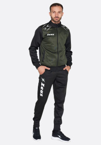 Костюм спортивний Zeus TUTA EASY темно-зелений, чорний Чол L Z01588