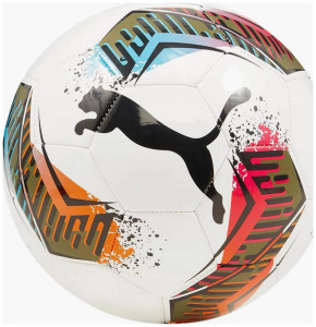 М'яч футбольний Puma Futsal 3 MS білий, помаранчевий Уні 4 084344-01