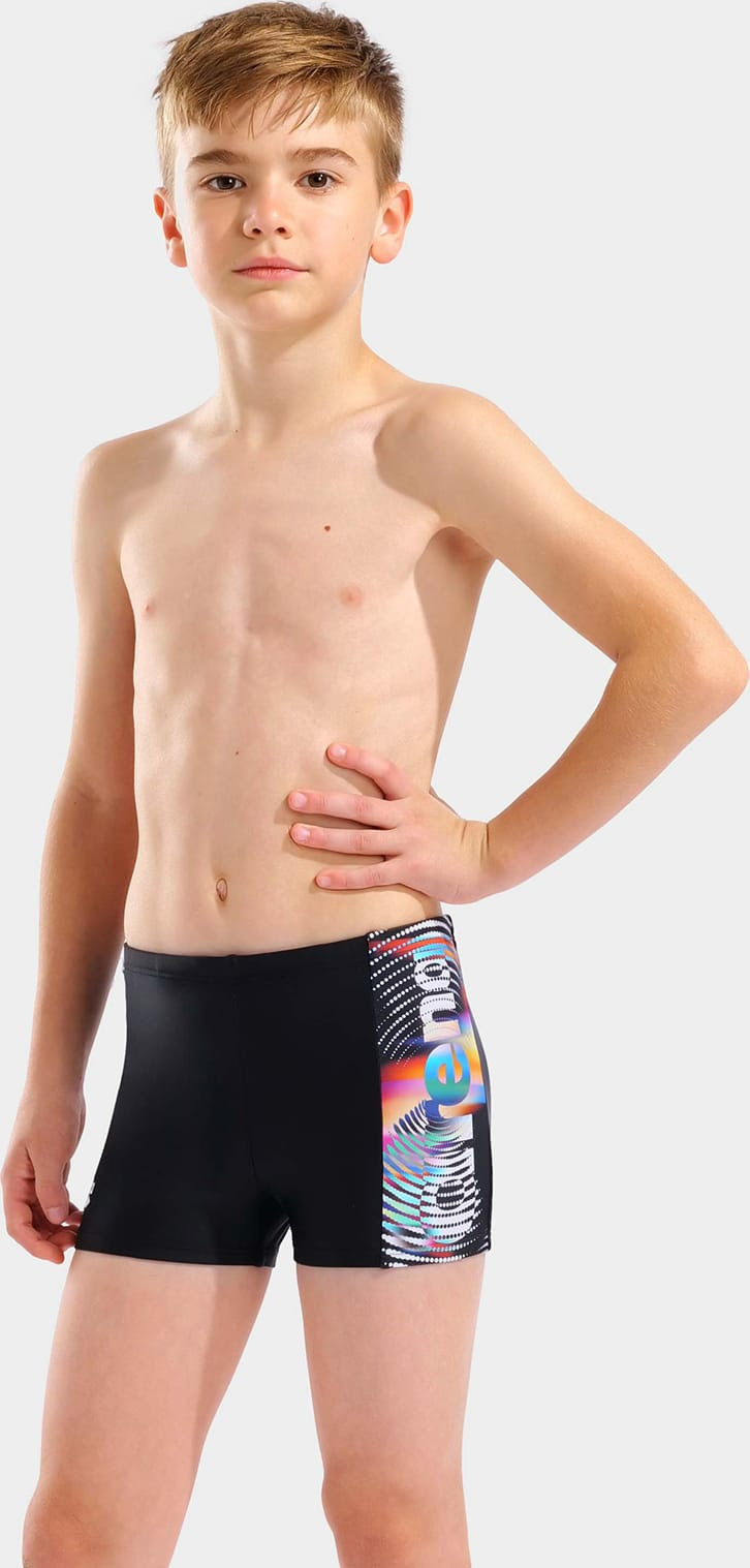 Плавки для хлопчиків Arena LIT LOGO SWIM SHORT чорний 128 см (010692-550) 010692-550