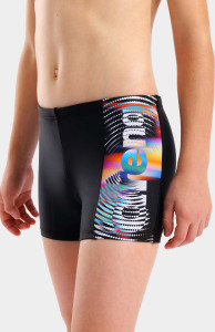 Плавки для хлопчиків Arena LIT LOGO SWIM SHORT чорний 128 см (010692-550) 010692-550