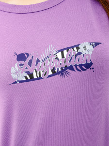 Футболка AUSTRALIAN LOGO FLOWERS TEE JERSEY V LSDTS0027-768