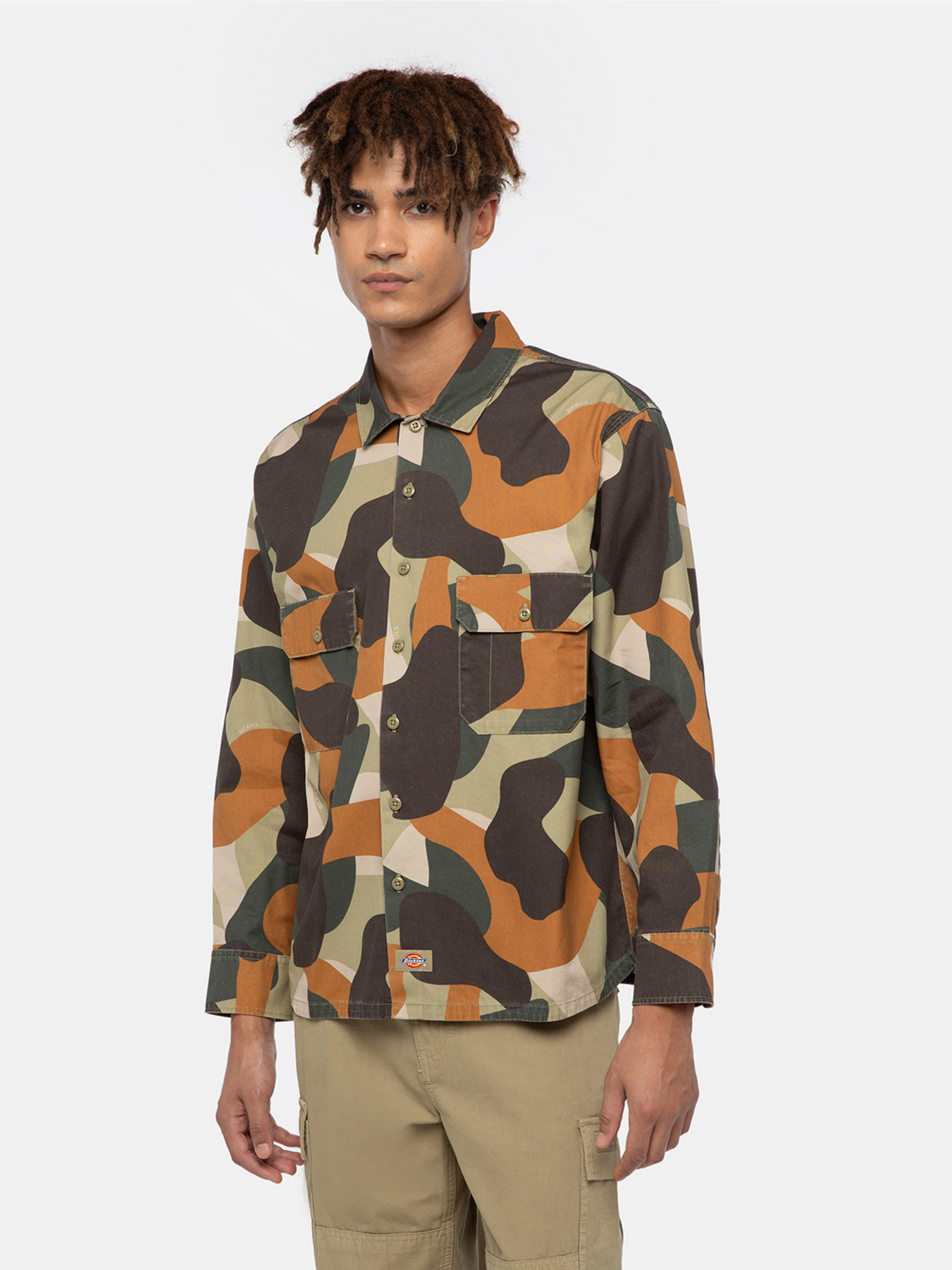 Сорочка Dickies CAMO CANVAS WORK SHIRT DK0A864U0IP1