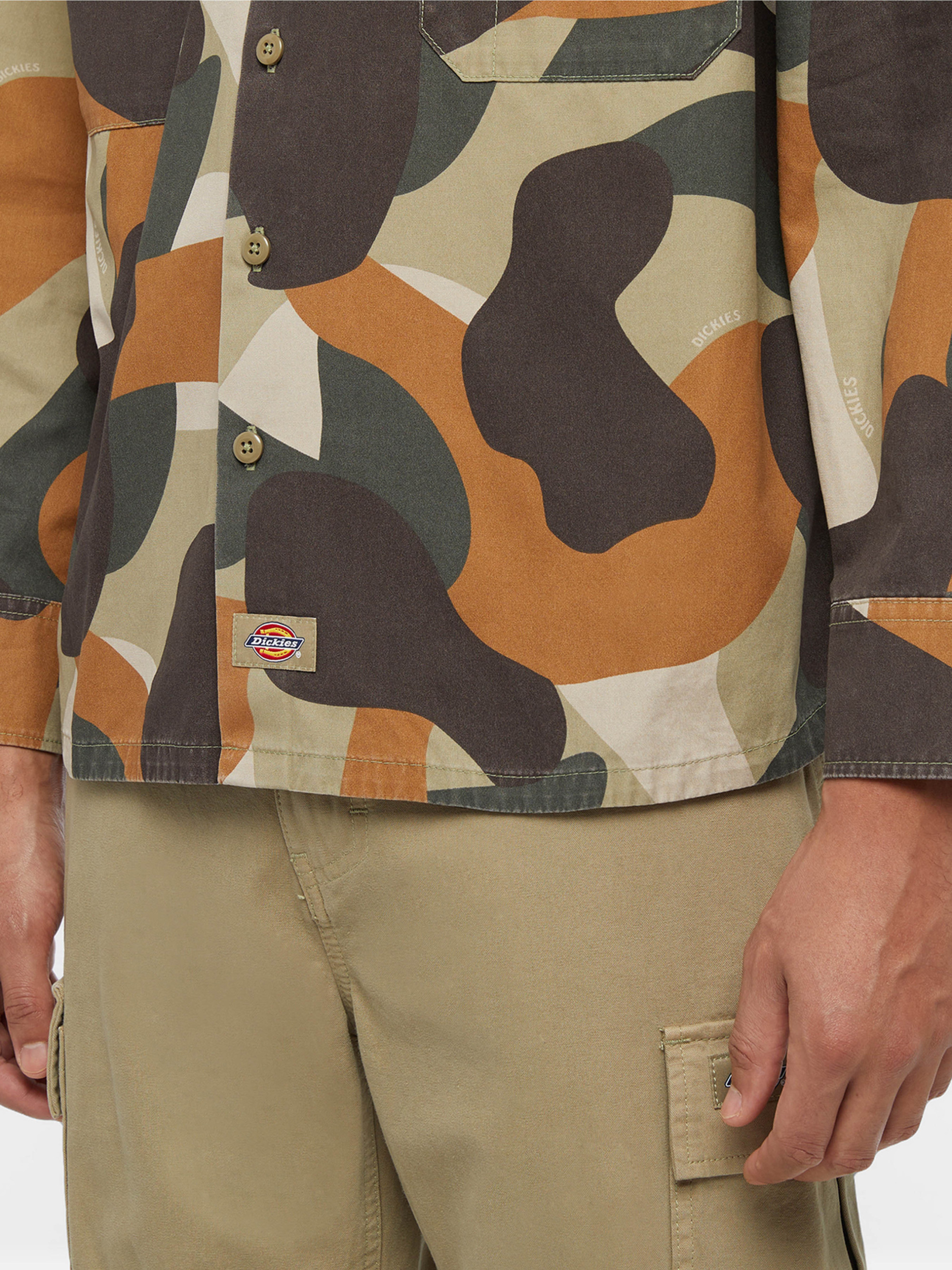 Сорочка Dickies CAMO CANVAS WORK SHIRT DK0A864U0IP1