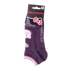 Шкарпетки HELLO KITTY TETE DE HK + COEUR + HK фіолетовий Діт 35 - 41 13847651-5