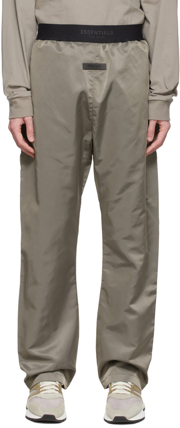 Штани FEAR OF GOD ESSENTIALS Taupe Nylon Lounge Pants 130BT212128F