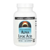 Капсули Source Naturals Alpha Lipoic Acid 600 mg - 120 caps 2023-10-6153