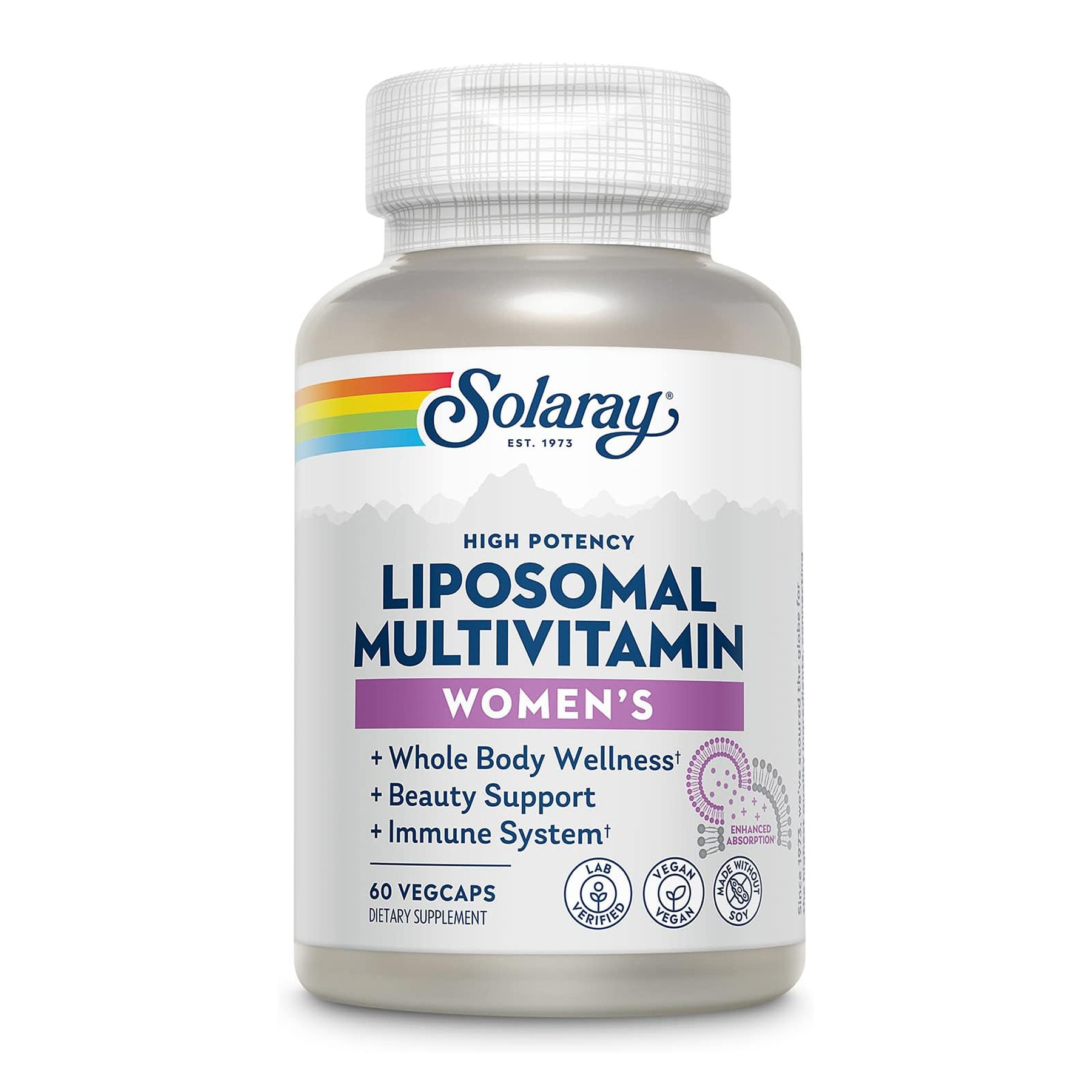 Капсули Solaray Liposomal Multivitamin Womens - 60 vcaps 2023-10-6774
