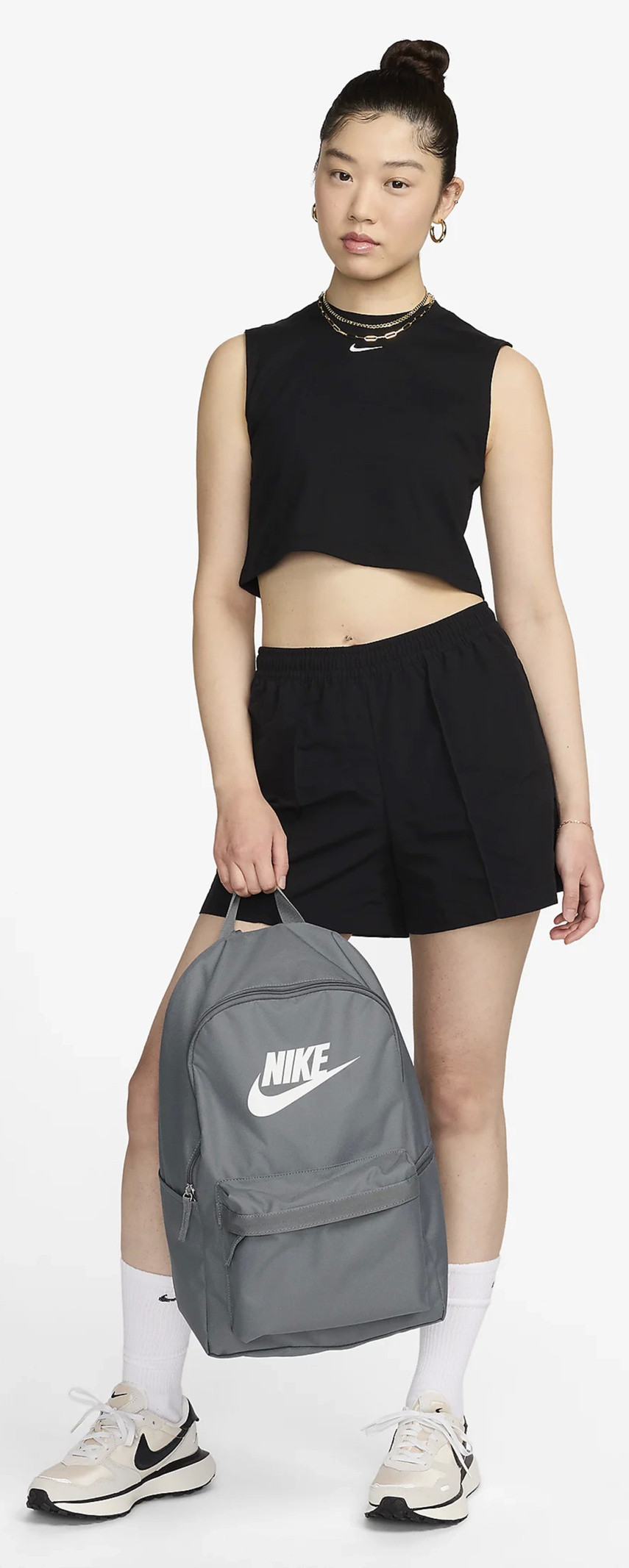 Рюкзак Nike NK HERITAGE BKPK 25L сірий Уні 43х30,5х15 см DC4244-063