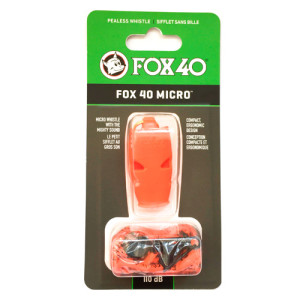 Свисток FOX 40 Original Whistle Micro Safety 9513-0308 Помаранчевий universal (72237) 9513-0308