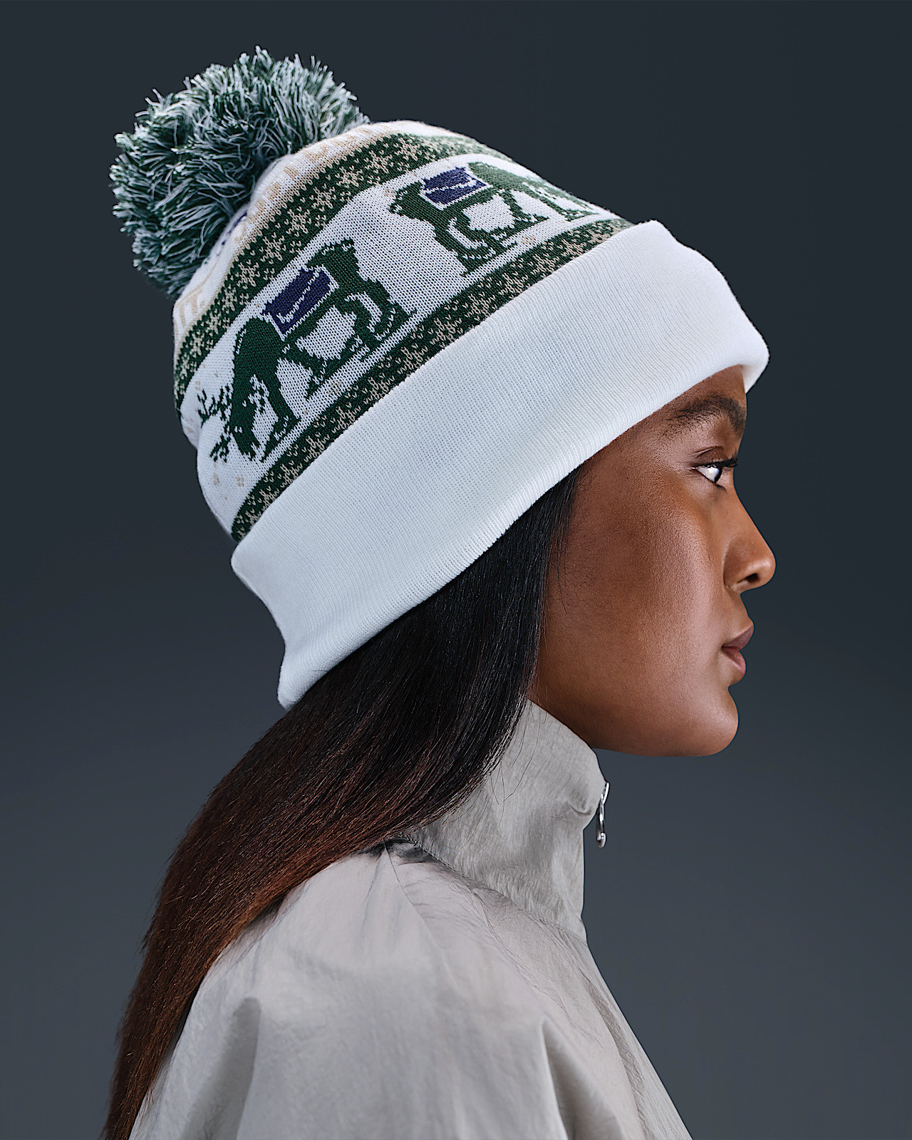 Шапка Nike U PEAK BEANIE SC HOL25 L HV7024-133