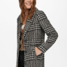 Пальто ONLMINNA LIFE CHECK WOOL COAT CC OTW 15229877-Black-Detail:PUMICE STONE + LGM + DGM ONLY M Ч 15229877-BLACK-DETAIL:PUM