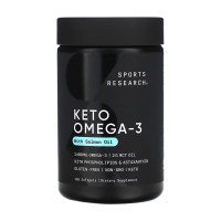Софт гелеві капсули Sport Research Keto Omega 1250mg - 120 softgels 2023-10-6173