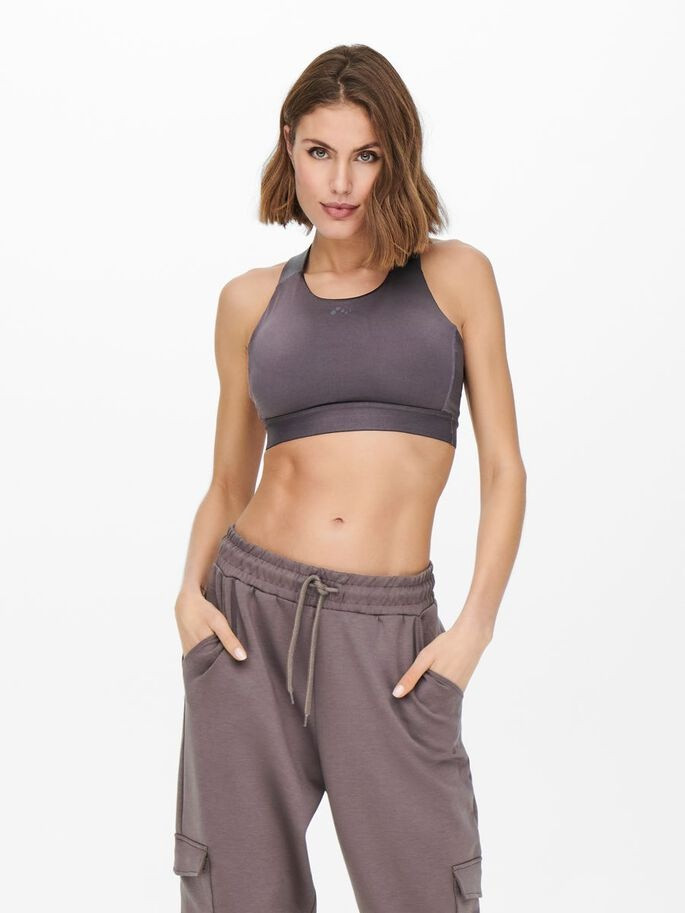 Топ ONPDOLLI SPORTS BRA 15236556-Sparrow Only Play M Коричневий 15236556-Sparrow