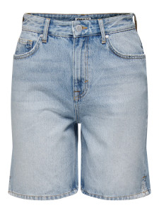 Шорти ONLBILLIE EX HW STRA LB DNM SHORTS DOT 15286816-Light Blue Denim ONLY M Блакитний 15286816-LIGHT BLUE DENIM