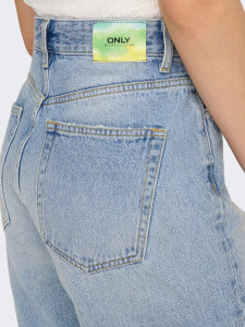 Шорти ONLBILLIE EX HW STRA LB DNM SHORTS DOT 15286816-Light Blue Denim ONLY M Блакитний 15286816-LIGHT BLUE DENIM