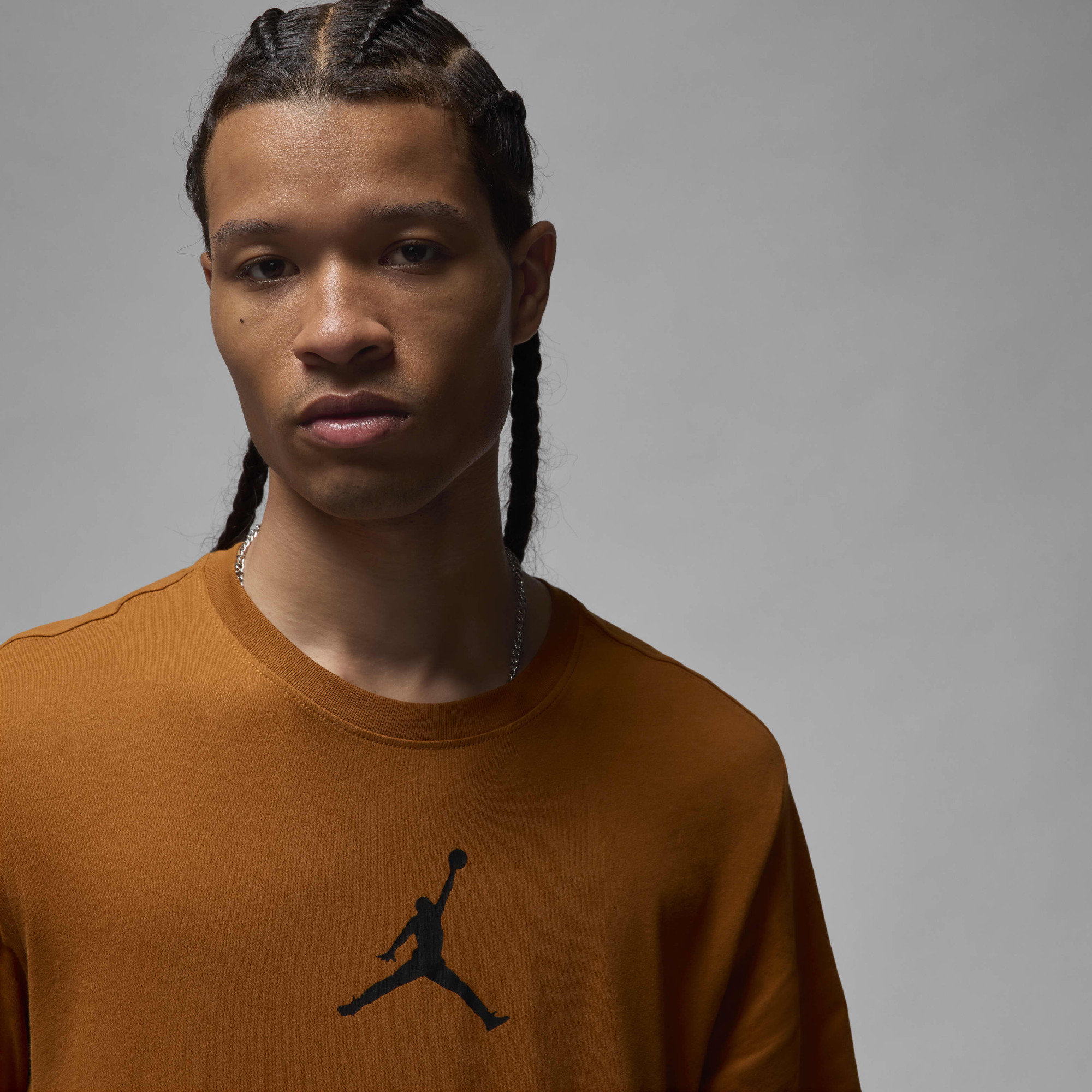 Футболка чоловіча Air Jordan Air Jumpss Crew Brown CW5190-228